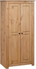 卧室两门衣柜带抽屉和挂杆，衣橱衣柜衣服双人带挂杆，31.5'x19.7'x67.5' 